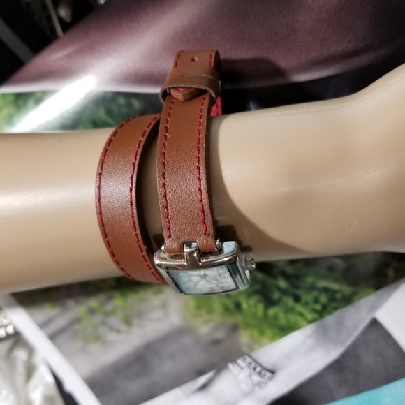 ColdWater Creek Watch Steel Tone Watch Women WRAP ME UP - Picture 2 of 8